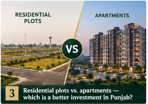 Residential plots vs apartments — which is a better investment